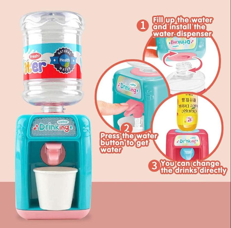 Cute Penguin Mini Water Dispenser Toys with Water Bucket WD-302 - TUZZUT Qatar Online Shopping