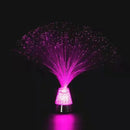 Beautiful Romantic Multicoloured LED Fibre Optic Night Light Lamp - TUZZUT Qatar Online Shopping