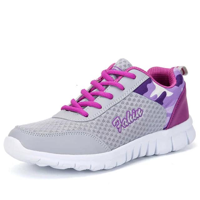 Fashion Brand Shoes for Women Sneakers Comfortable Breathable Mesh Light Female Casual Sports Women Shoes 42 - TUZZUT Qatar Online Shopping