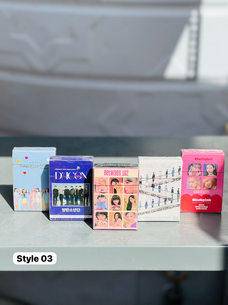 5 Packs of 50 Pcs LOMO Cards for Fans Collection Photo Cards Gift C105 - TUZZUT Qatar Online Shopping