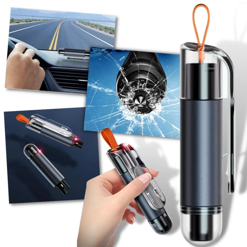 Car Emergency Multifunctional Safety Hammer Tool - TUZZUT Qatar Online Shopping