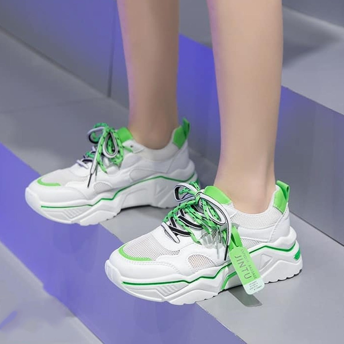 Jintu Women Casual Breathable Walking Mesh Fashion Shoes 1913 Jintu Women Casual Breathable Walking Mesh Fashion Shoes 1913
