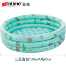 Round Children's Inflatable Swimming Pool 130cm*130cm S4987817 - TUZZUT Qatar Online Shopping