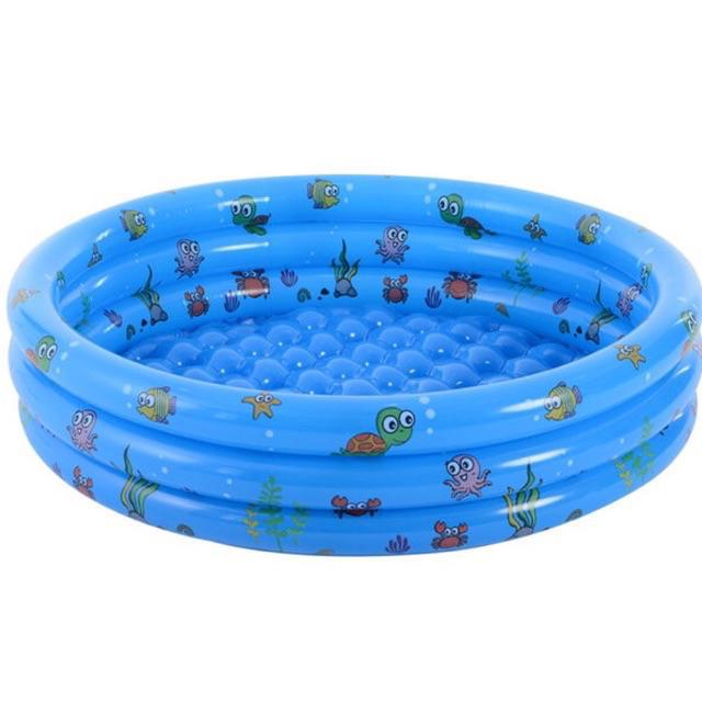 Round Children's Inflatable Swimming Pool 130cm*130cm S4987817 - TUZZUT Qatar Online Shopping