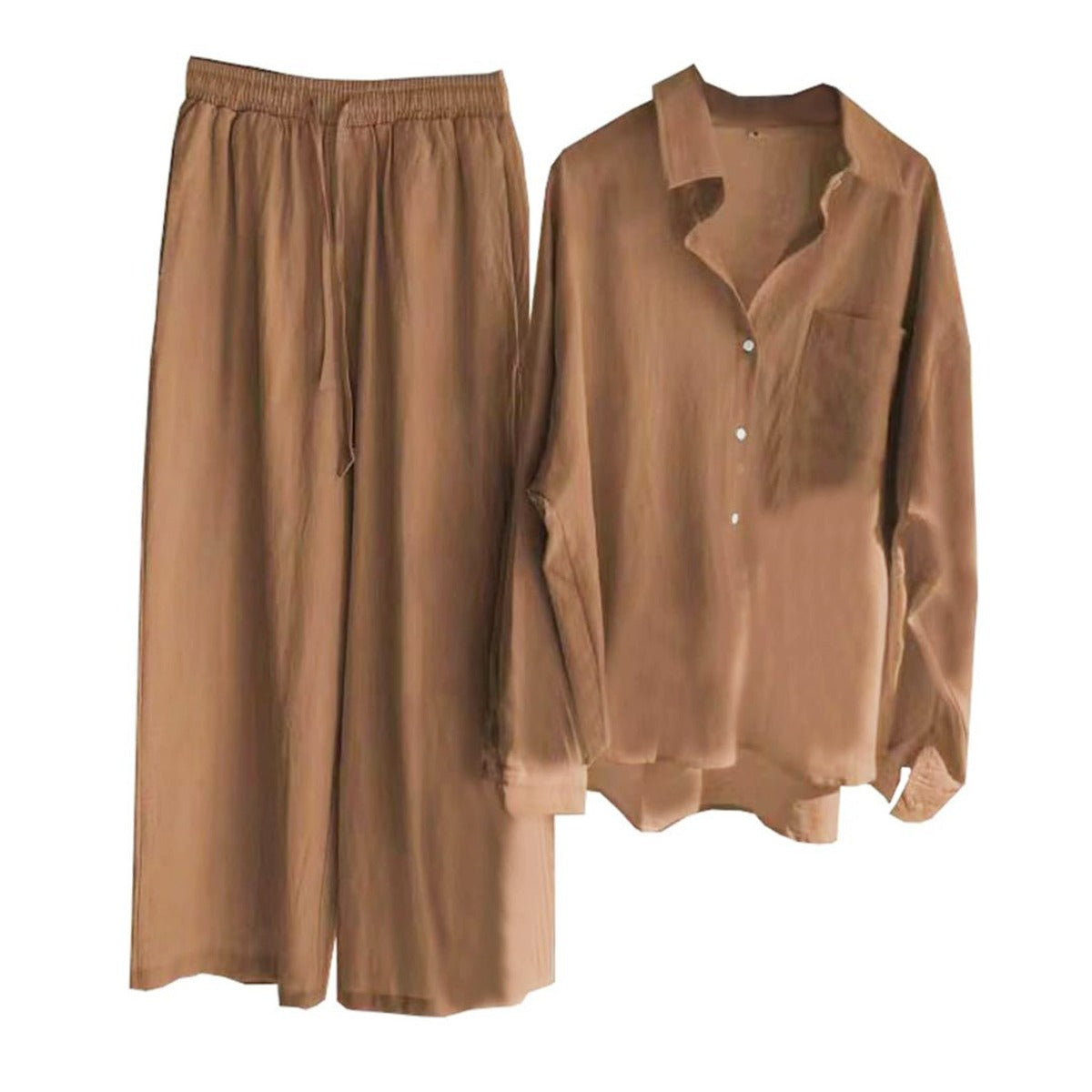 Retro Plus Size Women High Waist Loose Women's 2 Piece Sets TS40 Retro Plus Size Women High Waist Loose Women's 2 Piece Sets TS40