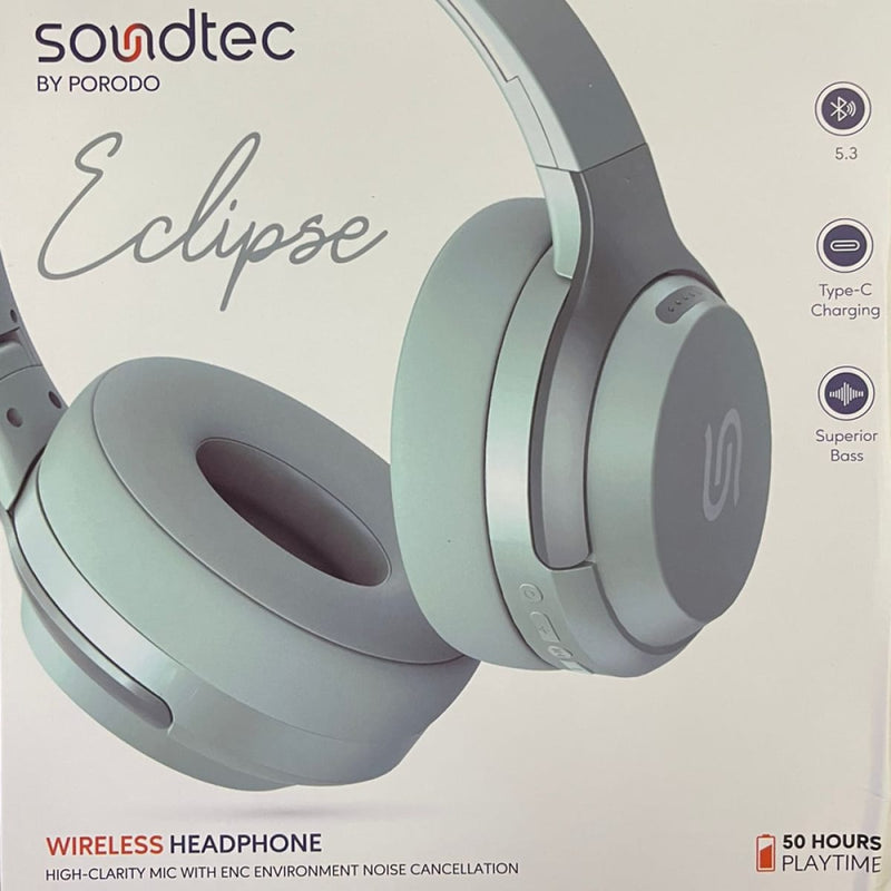 Porodo Soundtec Eclipse Wireless Headphone PD-STWLEP011 - TUZZUT Qatar Online Shopping