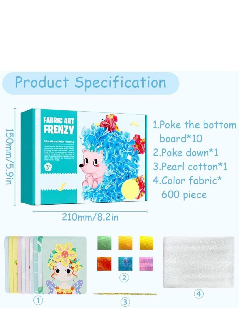 Fabric Art Frenzy - Paper Craft Kit for Girls Fabric Art Frenzy - Paper Craft Kit for Girls