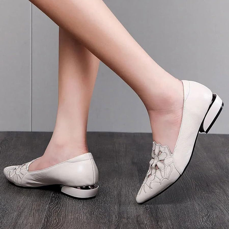 Womens Oxford Shoes Mid Heel Shoes - TUZZUT Qatar Online Shopping