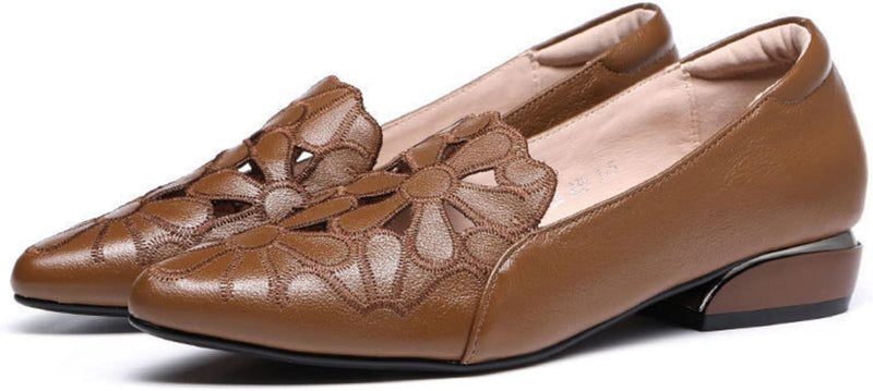 Womens Oxford Shoes Mid Heel Shoes - TUZZUT Qatar Online Shopping
