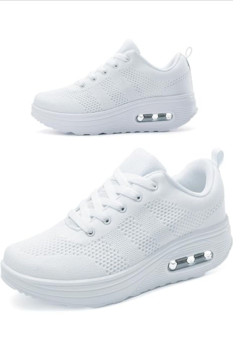 Women's Thick Sole Tennis Shoes - TUZZUT Qatar Online Shopping