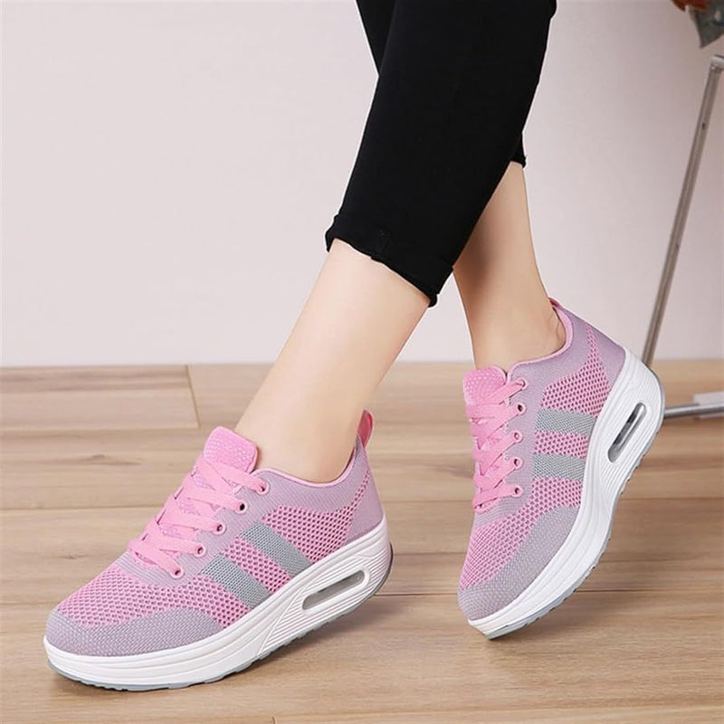 Women's Thick Sole Tennis Shoes - TUZZUT Qatar Online Shopping