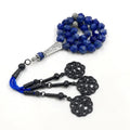 Tasbih Rhombus Shape Beads Lapis Lazuli Stone 33 Beads - TUZZUT Qatar Online Shopping