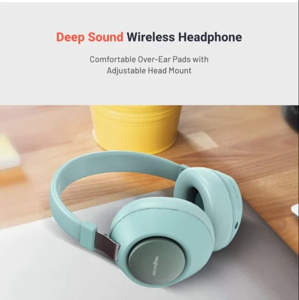 Porodo Soundtec Deep Sound Wireless Headphone PD-X1008WLH Porodo Soundtec Deep Sound Wireless Headphone PD-X1008WLH