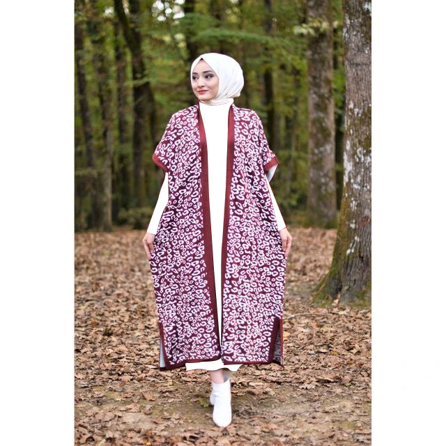 Turkish Woven Long Coat Sweater 2 Pcs Set Turkish Woven Long Coat Sweater 2 Pcs Set