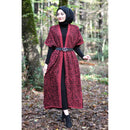Turkish Woven Long Coat Sweater 2 Pcs Set - TUZZUT Qatar Online Shopping
