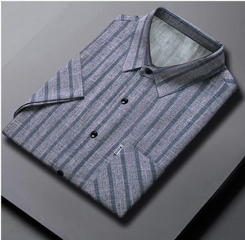 Men's Shirt Striped Full Sleeve Shirt - TUZZUT Qatar Online Shopping