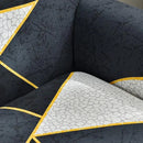 Pattern Printed Living Room Bedroom Stretch 3 Seater Sofa Covers + One Piece Pillow Cover - TUZZUT Qatar Online Shopping
