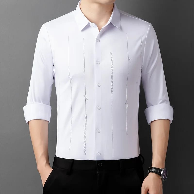 Autumn New High End Business Men's Long Sleeved Shirt Autumn New High End Business Men's Long Sleeved Shirt
