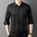 Autumn New High End Business Men's Long Sleeved Shirt - TUZZUT Qatar Online Shopping