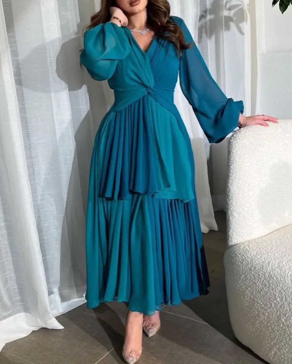Dubai Women Saudi Arabia Prom Dresses Long Sleeves V Neck Evening Party Formal Occasion Gowns S4820447 Dubai Women Saudi Arabia Prom Dresses Long Sleeves V Neck Evening Party Formal Occasion Gowns S4820447