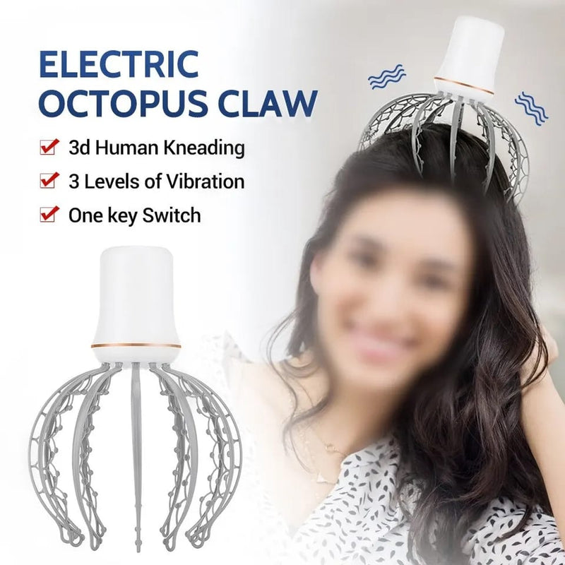 Octopus Electric 3 Modes Vibration Head Massager B-107692 - TUZZUT Qatar Online Shopping
