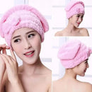 Quick Hair Drying Bath Spa Bowknot Wrap Towel Hat Cap For Bath - TUZZUT Qatar Online Shopping