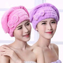 Quick Hair Drying Bath Spa Bowknot Wrap Towel Hat Cap For Bath - TUZZUT Qatar Online Shopping