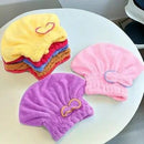 Quick Hair Drying Bath Spa Bowknot Wrap Towel Hat Cap For Bath - TUZZUT Qatar Online Shopping