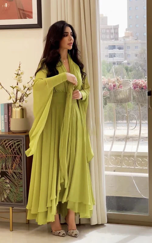 Women's Fashion Chiffon Scarf Dress 2XL 002295004 - TUZZUT Qatar Online Shopping