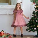 Elegant Kids Sequin Bow Birthday Princess Clothes Children S4945944 - TUZZUT Qatar Online Shopping