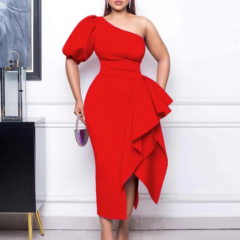 Sexy African Plus Size Women's Dresses B-72284 - TUZZUT Qatar Online Shopping