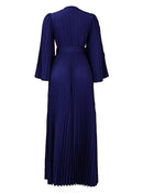 Women's V Neck Party Swing Long Fashion Party Evening Dress B-61037 2XL - TUZZUT Qatar Online Shopping