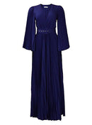 Women's V Neck Party Swing Long Fashion Party Evening Dress B-61037 2XL - TUZZUT Qatar Online Shopping