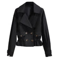 Fashion Short Coat Spring Autumn Casual Loose Windbreaker Top Coat 0031200 - TUZZUT Qatar Online Shopping