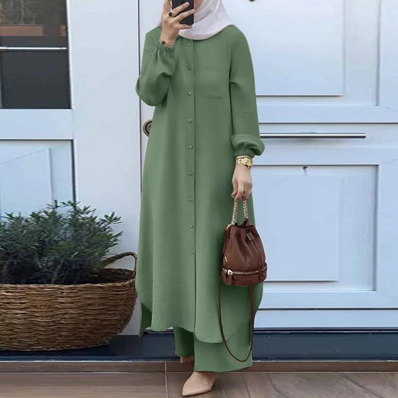 New Designs 2 Pieces Set Women Islamic Dress 0023340 New Designs 2 Pieces Set Women Islamic Dress 0023340