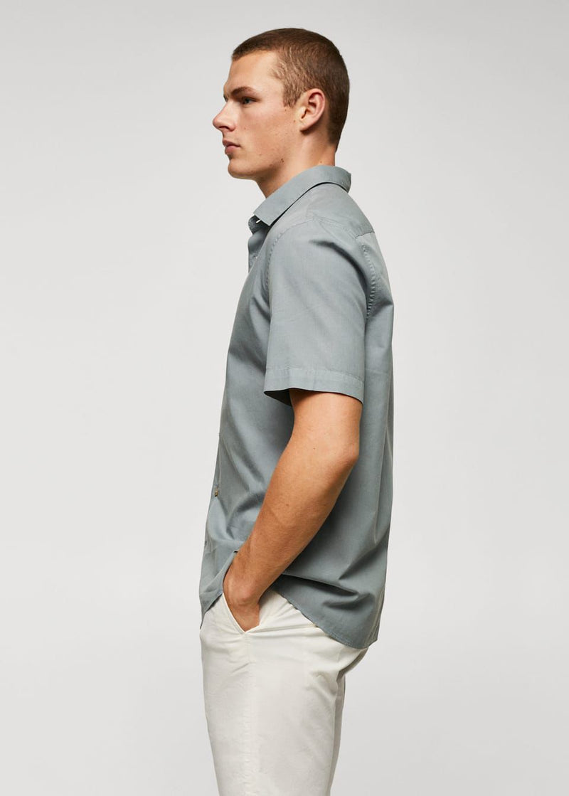 Men's Fashion Half Sleeve Shirt XL mss332 - TUZZUT Qatar Online Shopping
