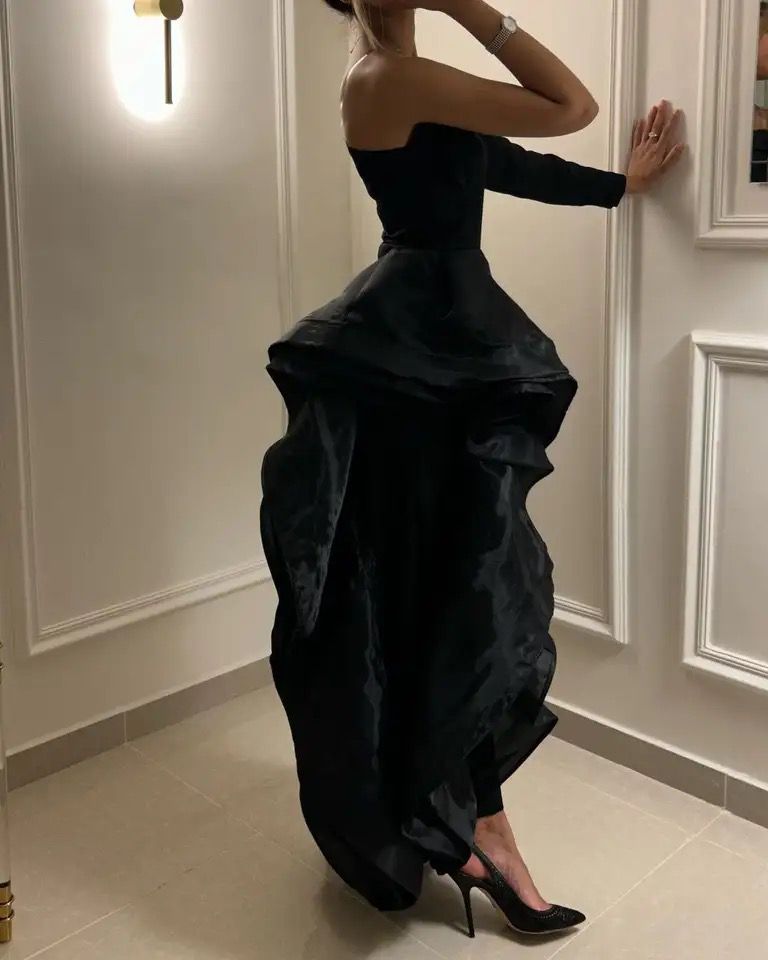 Prom Dresses Black Sheath One Shoulder Formal Occasion Evening Gowns S B-46304 Prom Dresses Black Sheath One Shoulder Formal Occasion Evening Gowns S B-46304