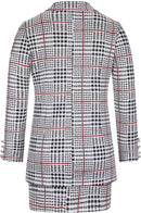 Womens Two Piece Outfits Slim Fit Button Down Blazer Jacket and Short Skirt S 001660020 - TUZZUT Qatar Online Shopping