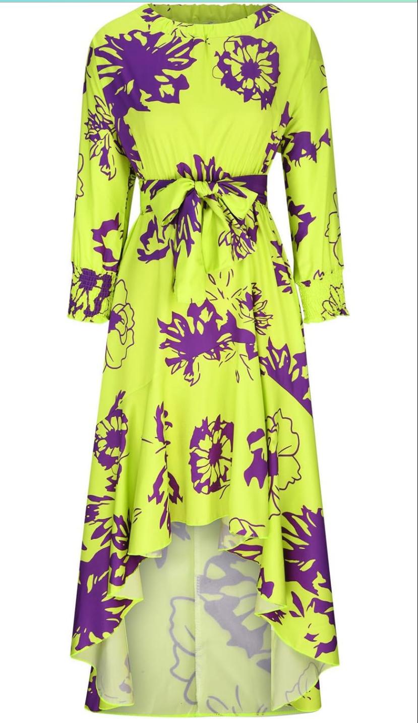 Women Off Shoulder Floral Print Ankle Length Slash Neck Maxi Dress B-58760 Women Off Shoulder Floral Print Ankle Length Slash Neck Maxi Dress B-58760