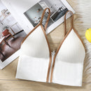 6 Pcs Women Front Zipper Bra Gym Camisole Top ZB24 - TUZZUT Qatar Online Shopping