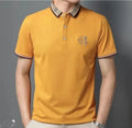 Men's Lapel Short Sleeve Polo Shirt M S3657010 - TUZZUT Qatar Online Shopping