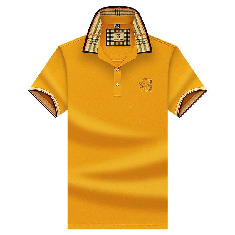 Men's Lapel Short Sleeve Polo Shirt M S3657010 - TUZZUT Qatar Online Shopping
