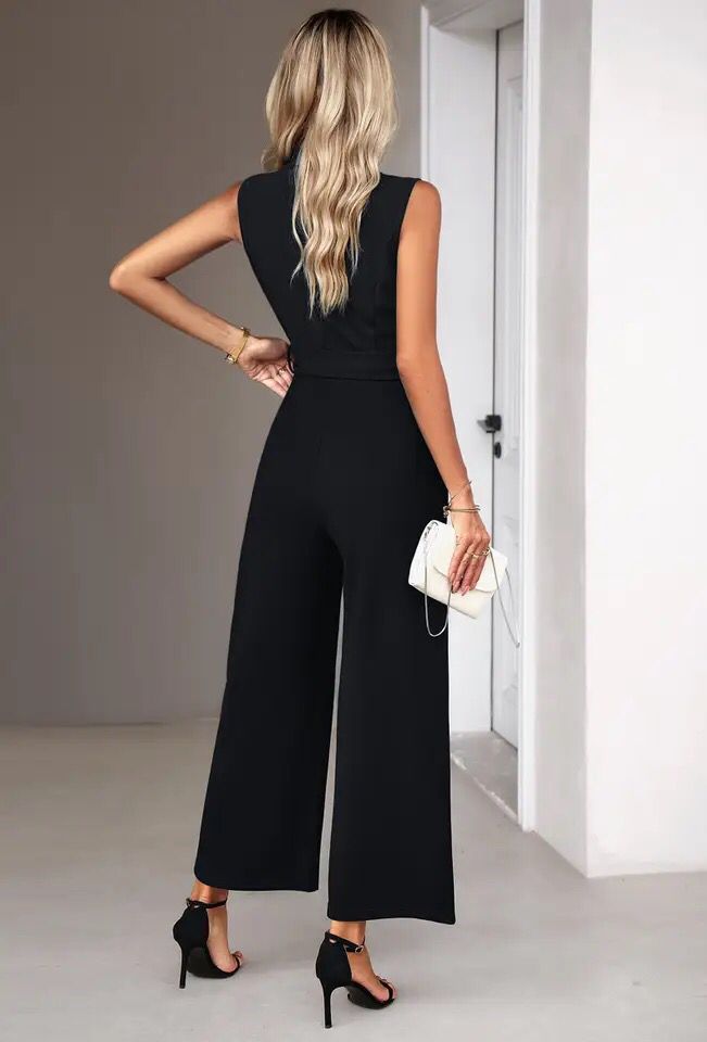 Sleeveless jumpsuit women's S B-103832 - TUZZUT Qatar Online Shopping