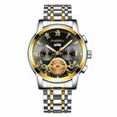 Fngeen Face Double Calendar Business Waterproof Quartz Watch W256071 - TUZZUT Qatar Online Shopping