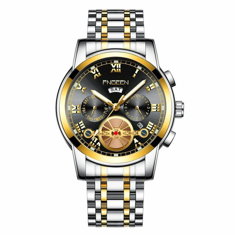 Fngeen Face Double Calendar Business Waterproof Quartz Watch W256071 Fngeen Face Double Calendar Business Waterproof Quartz Watch W256071