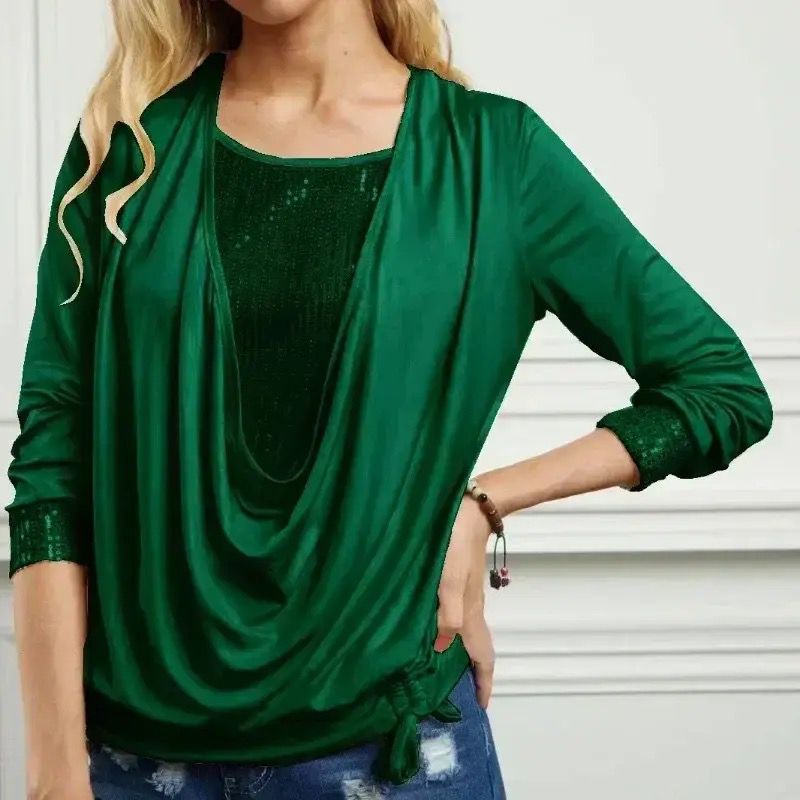 Popular Female Top Comfortable Women Blouse U Neck Casual Women Shirt Blouse Costume Everyday Wear X3964121 Popular Female Top Comfortable Women Blouse U Neck Casual Women Shirt Blouse Costume Everyday Wear X3964121