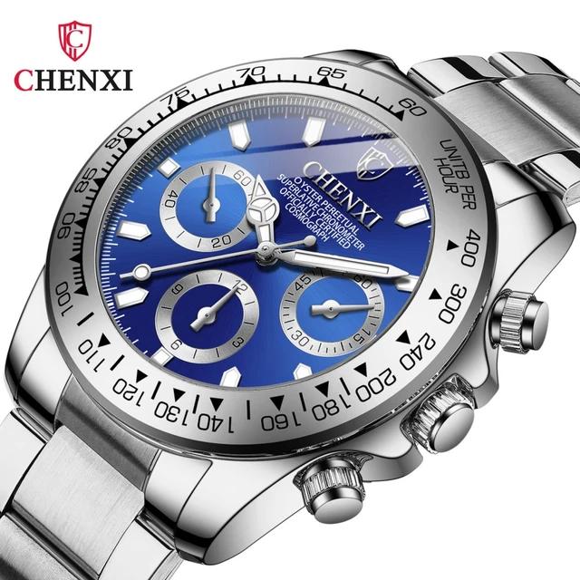 Chenxi Watch Men Gold Fashion Watches Stainless Steel Men's Watches S2589374 - TUZZUT Qatar Online Shopping