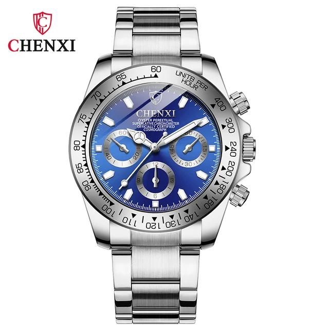 Chenxi Watch Men Gold Fashion Watches Stainless Steel Men's Watches S2589374 - TUZZUT Qatar Online Shopping