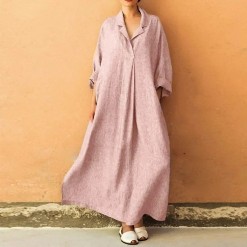 StylishBar Women Long Dress B-108306 - TUZZUT Qatar Online Shopping