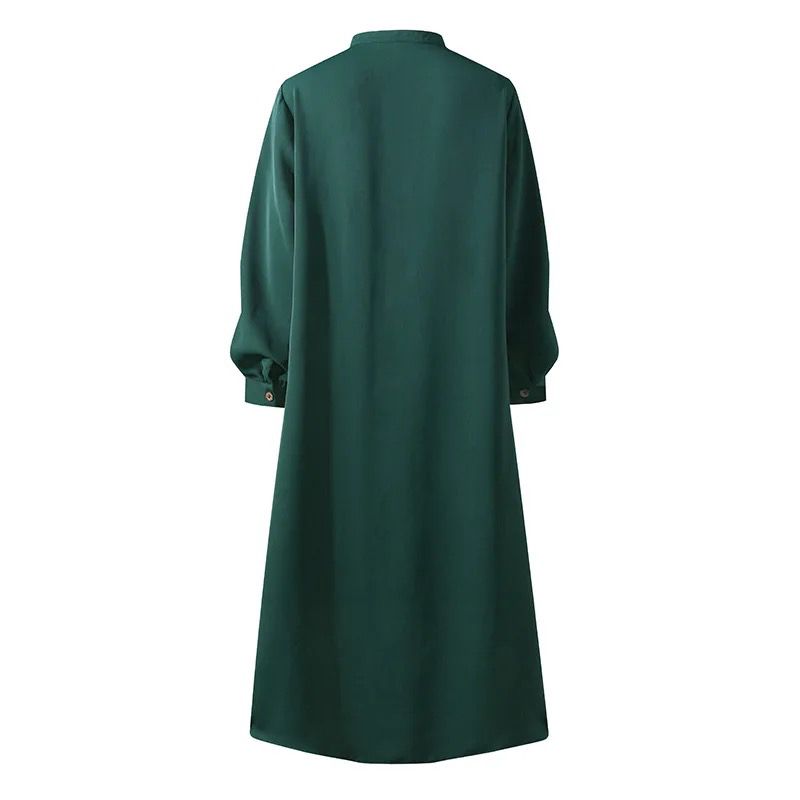 Muslim dress women long sleeve hijab shirt long dress B-92587 - TUZZUT Qatar Online Shopping